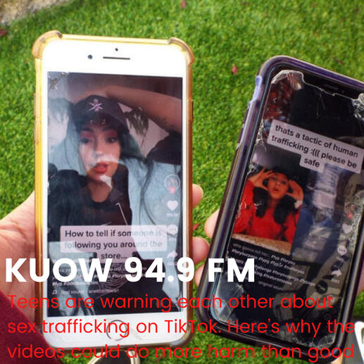 Teens are warning each other about sex trafficking on TikTok...